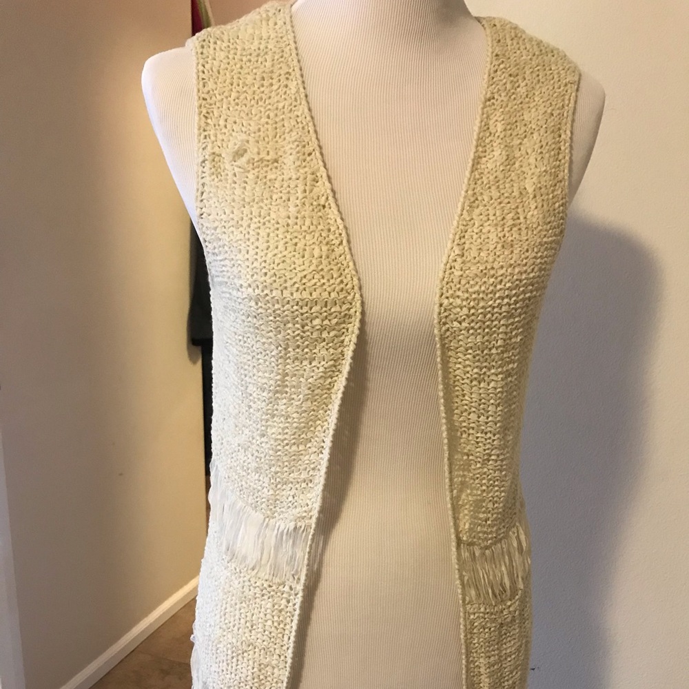Boho knit vest